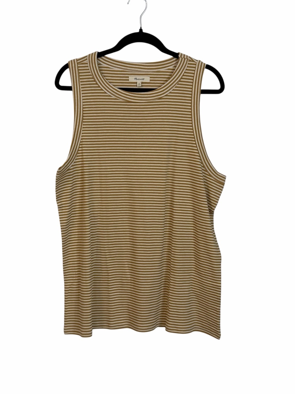 Madewell Women’s Brightside Tank Top in Parnell Stripe in Aztec Sz 4X NWT